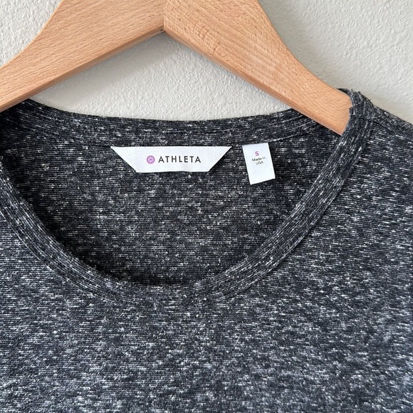 Athleta Heather Gray Crossover Getaway Workout Tank Top Small - Picture 4 of 9